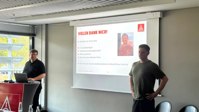 Verabschiedung Nico